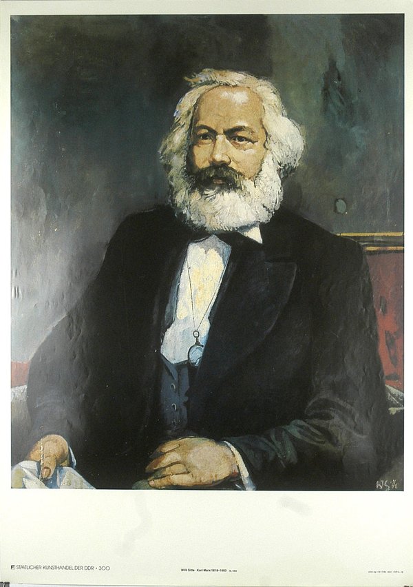 SKH der DDR Nr. 300 - Willy Sitte - Karl Marx
