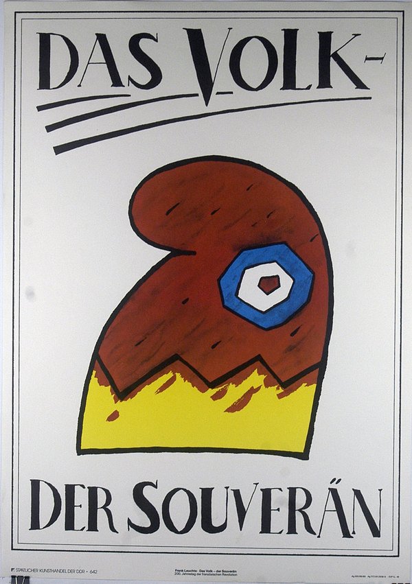 Staatlicher Kunsthandel der DDR Nr. 642 - Frank Leuchte - Das Volk - der Souverän