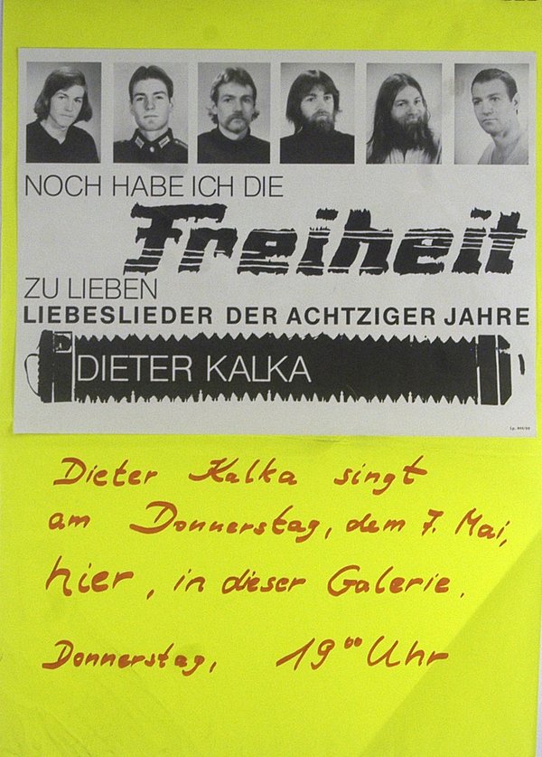 Ausstellungsplakat - Dieter Kalka