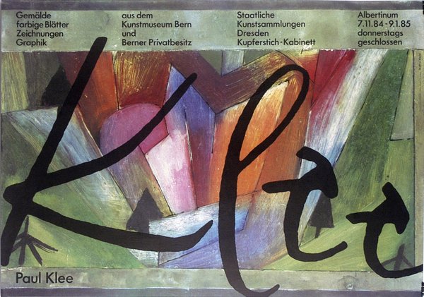 Ausstellungsplakat - Paul Klee 1985