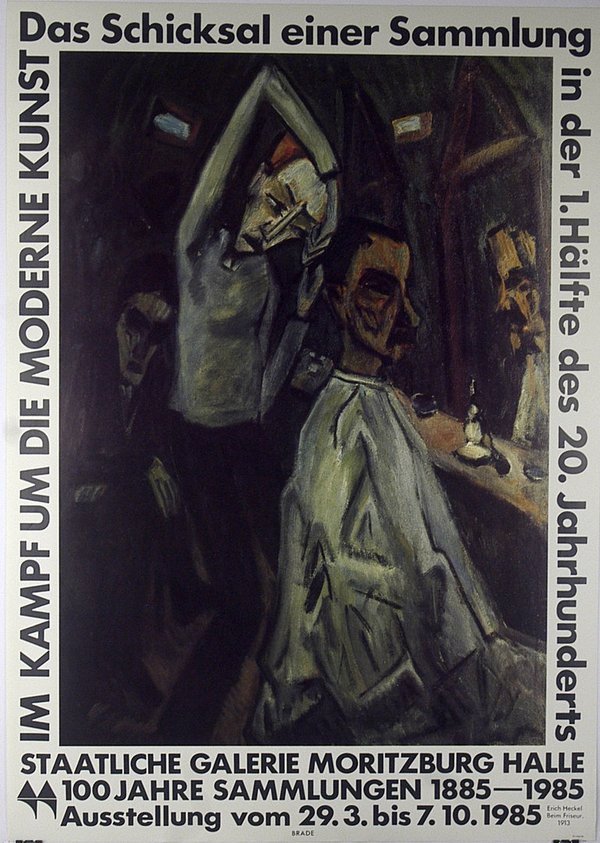 Ausstellungsplakat - Im Kampf um die moderne Kunst 1985