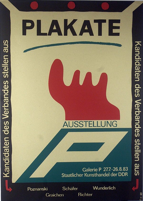 Ausstellungsplakat - Plakate 1983