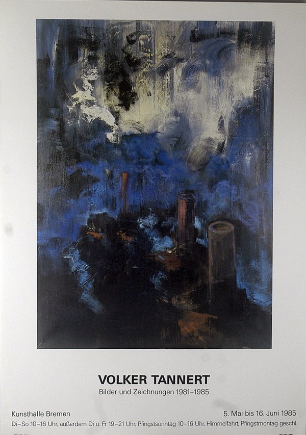 Ausstellungsplakat - Volker Tannert 1985