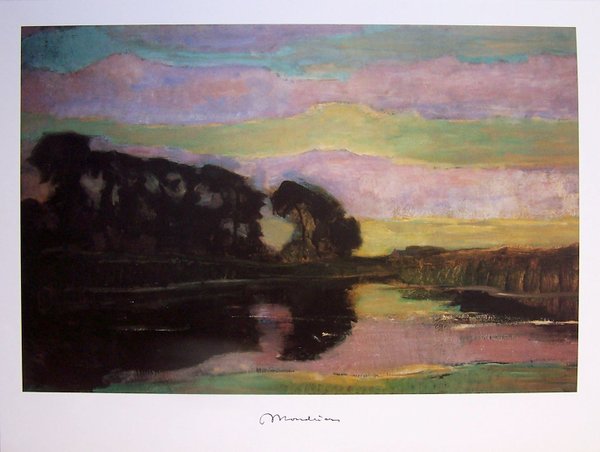 Piet Mondrian - Large Landscape 1907