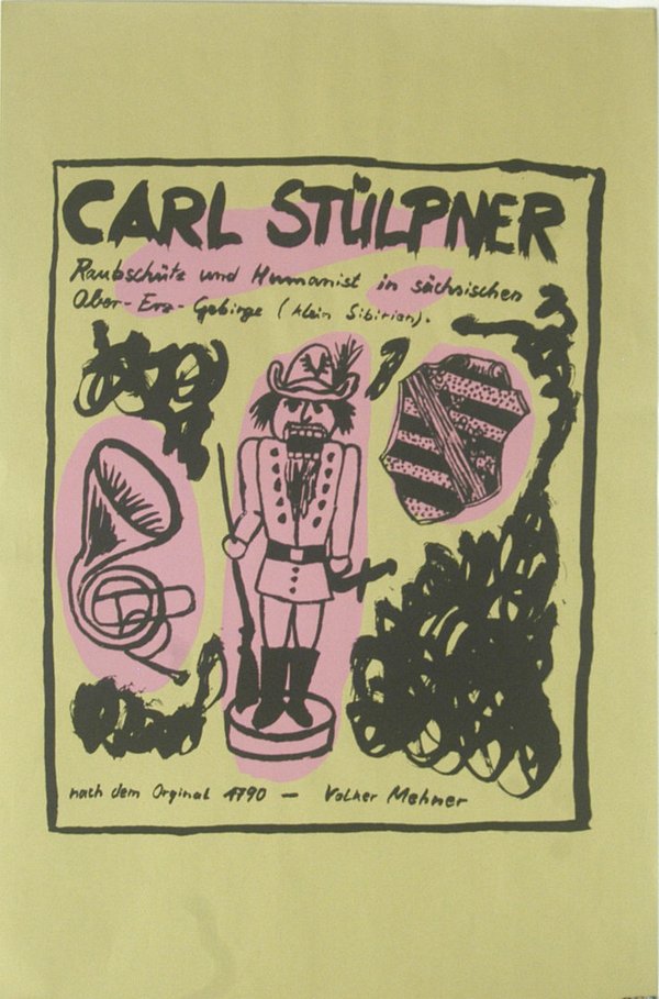 Volker Mehner - "Carl Stülpner" - Siebdruck