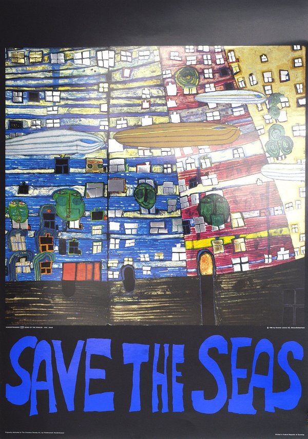 Hundertwasser - Save the Seas